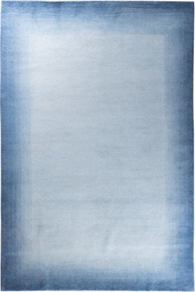 Bamboo & Wool Border Blue The Rug Company- flatshot image
[ROOMVO]