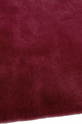 Keepers Red Plain Wool rug by Farrow & Ball side pile image