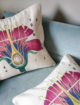 Botanical Anatomy Cushion by  - Roomset