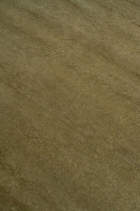 Mohair Shag rug in Olive, vertical flatshot detail