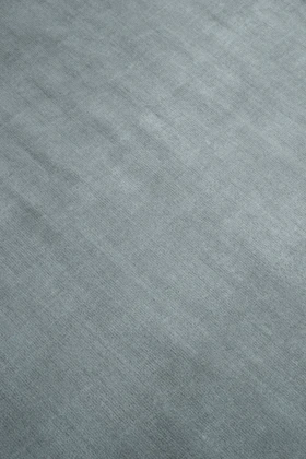 Close-up of Margo rug in Lake, showing wool texture