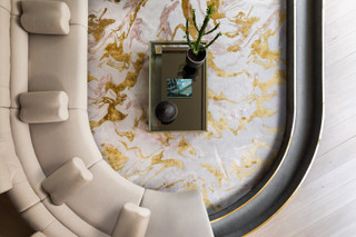 Echo Gold by The Rug Company  - landscape roomset