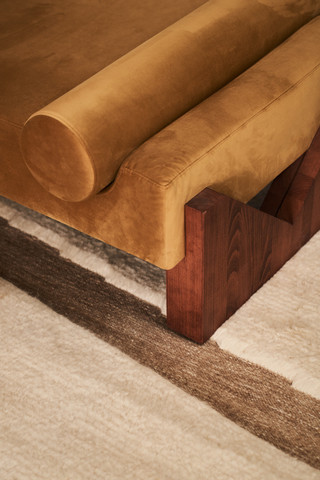 Fossil Tan by The Rug Company - close-up