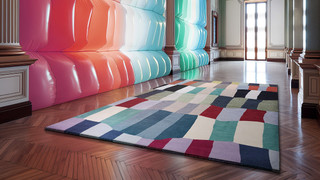 Parachute Earth by Paul Smith - roomset image landscape Parachute Earth by Paul Smith - roomset image landscape