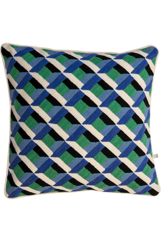 Tilt Green Cushion by  - Flatshot