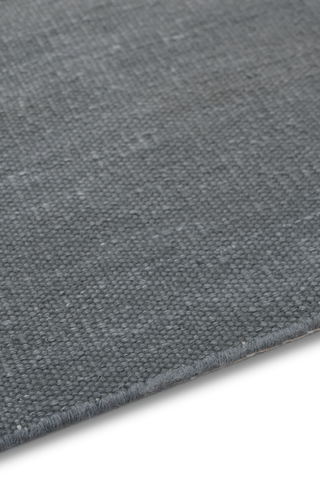 Flatweave Linen Flint - sidepile