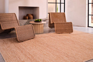 Flatweave Sahara Cotton and Sunpat - landscape roomset Flatweave Sahara Cotton and Sunpat - landscape roomset