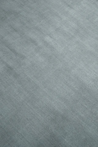 Close-up of Margo rug in Lake, showing wool texture