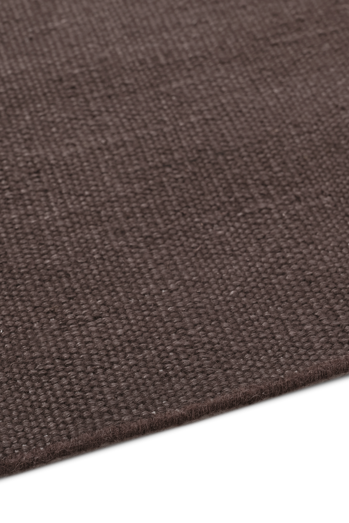 Flatweave Linen Carob - sidepile