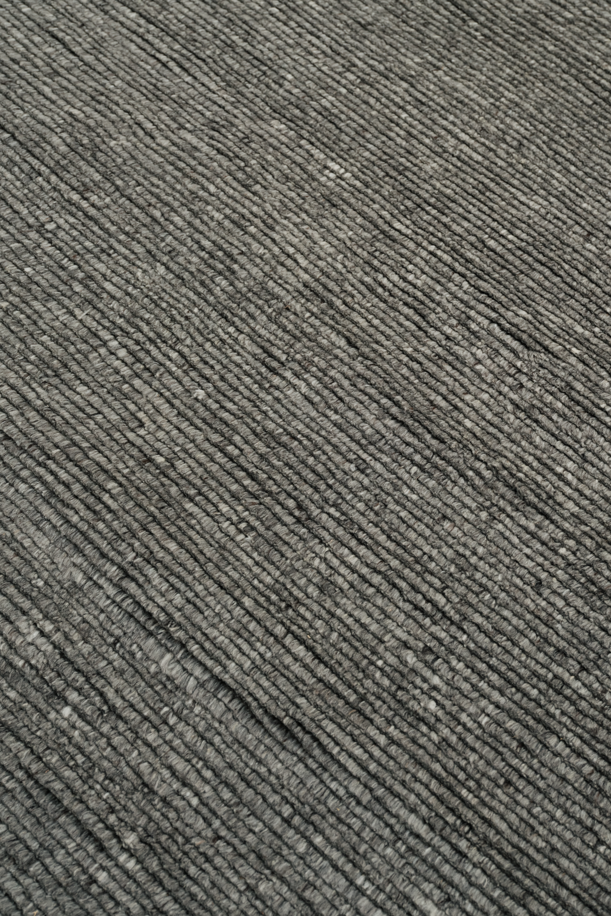 Ridge Charcoal by The Rug Company - closeup