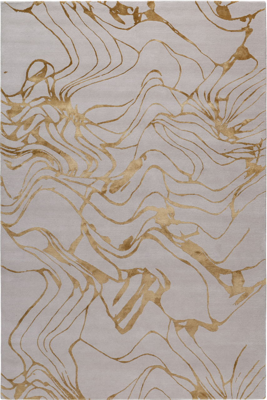 Flow Bronze by The Rug Company  - flatshot