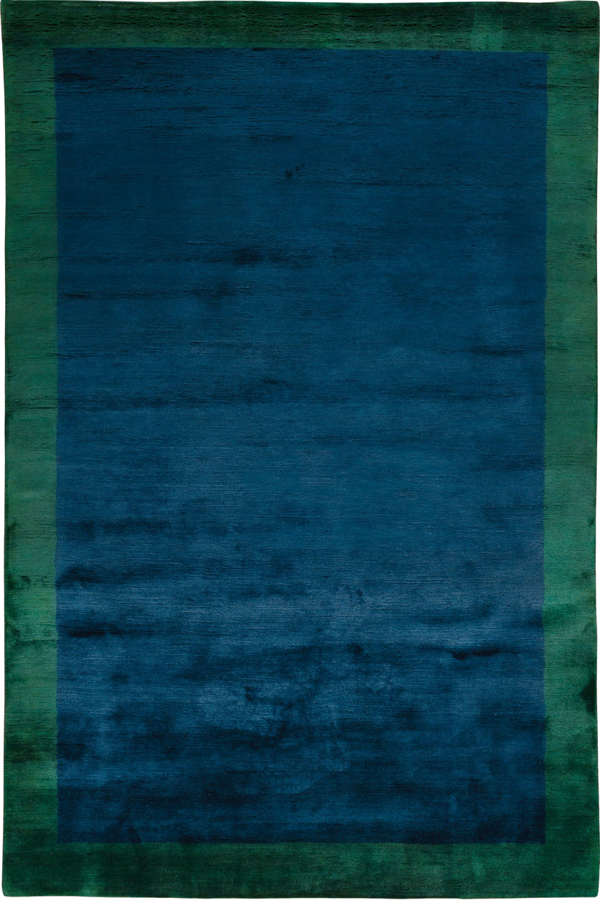 Mohair Border Emerald by The Rug Company - Flatshot