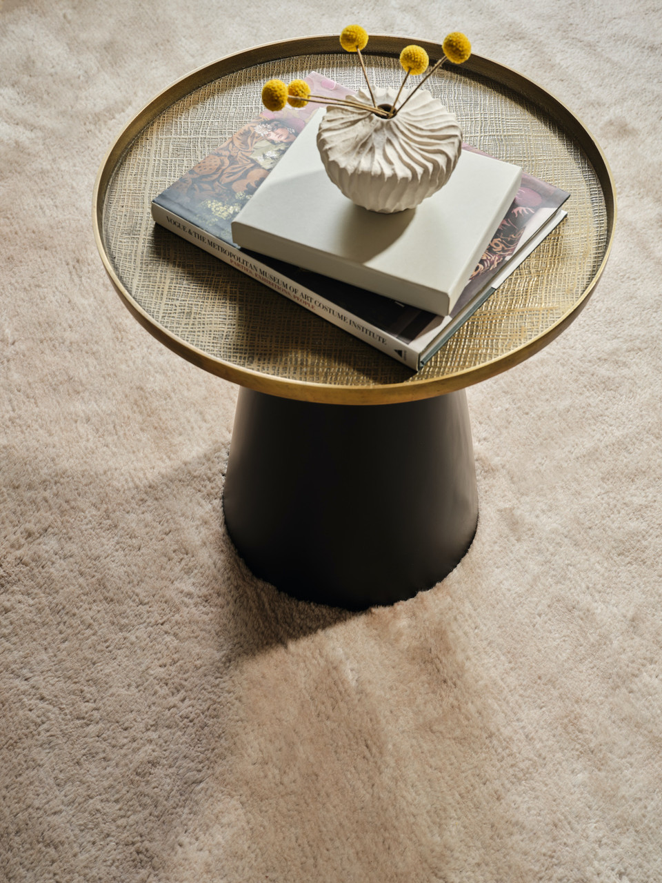 Textured Mohair Tan - insitu image