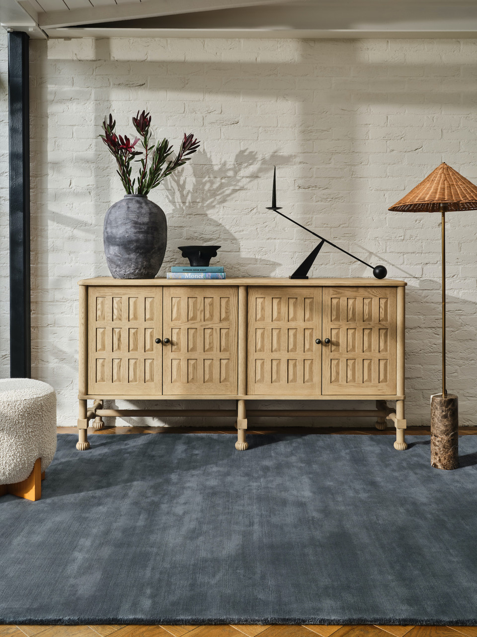 Storm Handloom Cashmere Blend Low Pile - insitu image