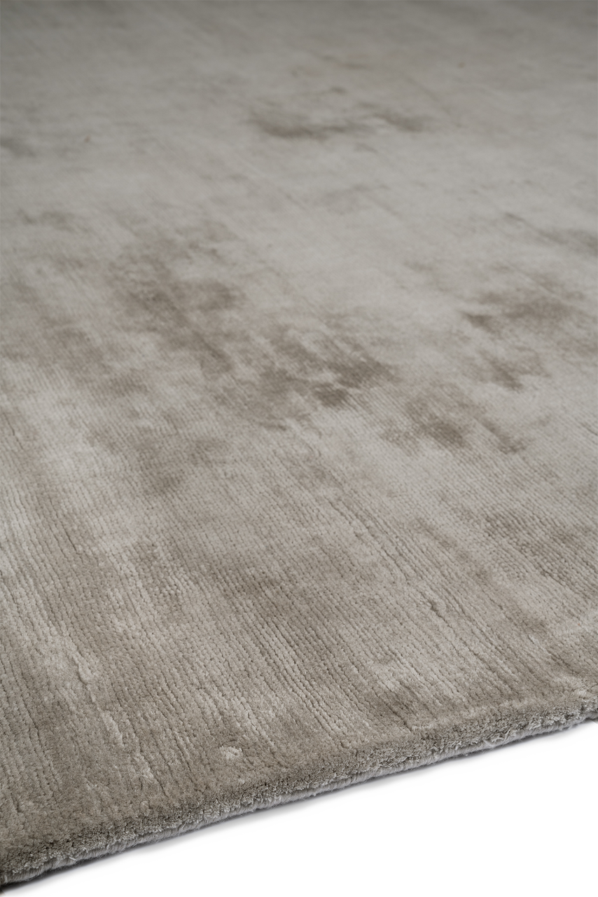 Silver Handloom Cashmere Blend Low Pile - sidepile image