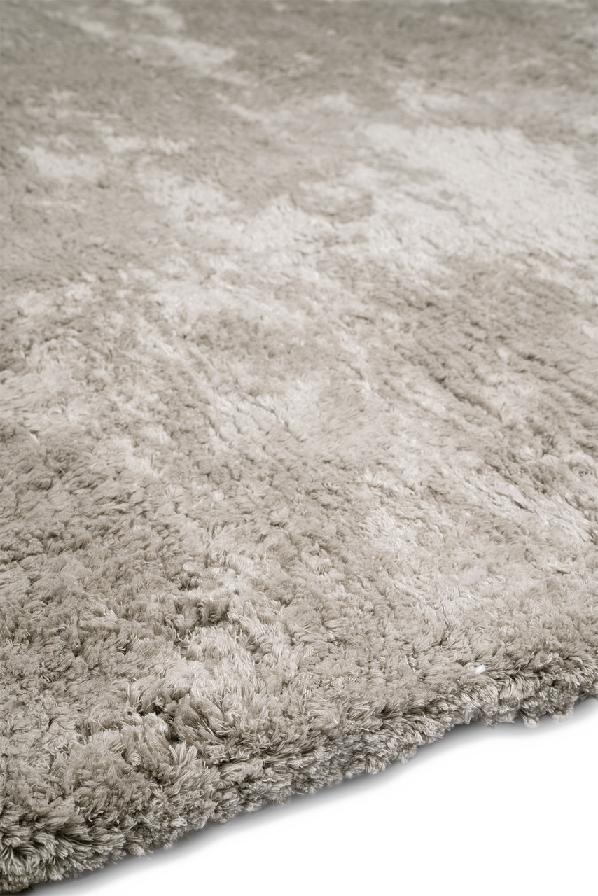 Silver Handloom Cashmere Blend High Pile - sidepile image