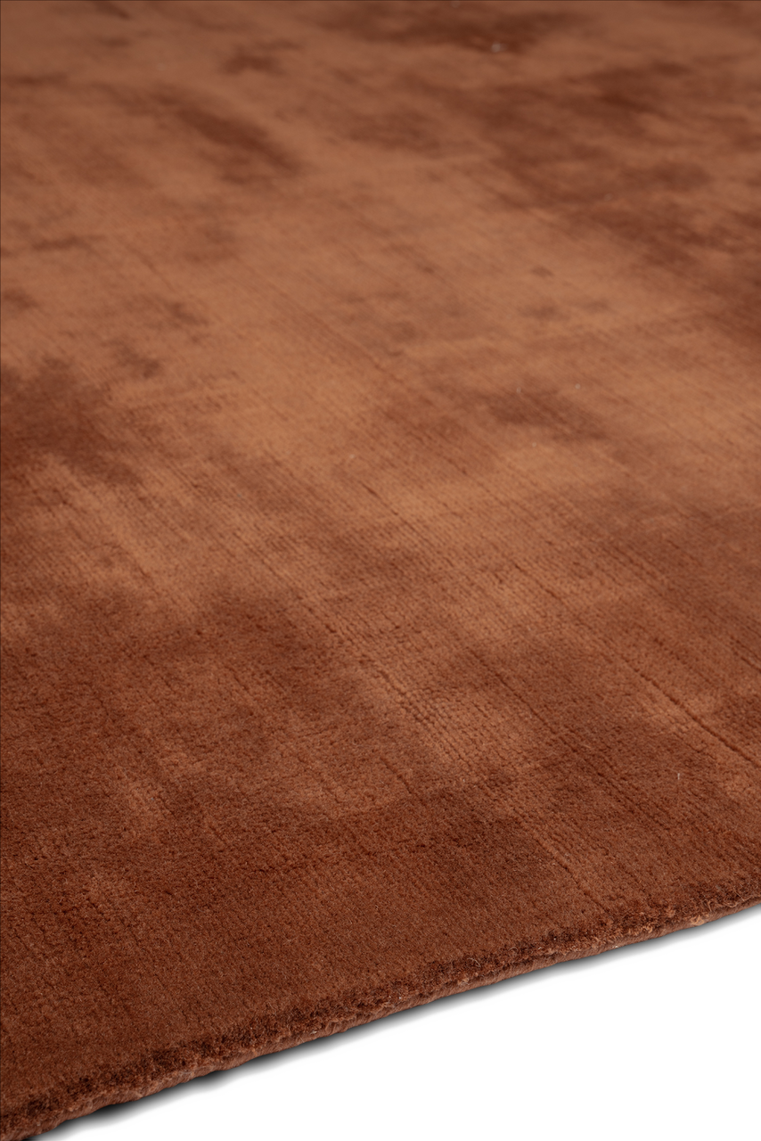 Russet Handloom Cashmere Blend Low Pile - sidepile