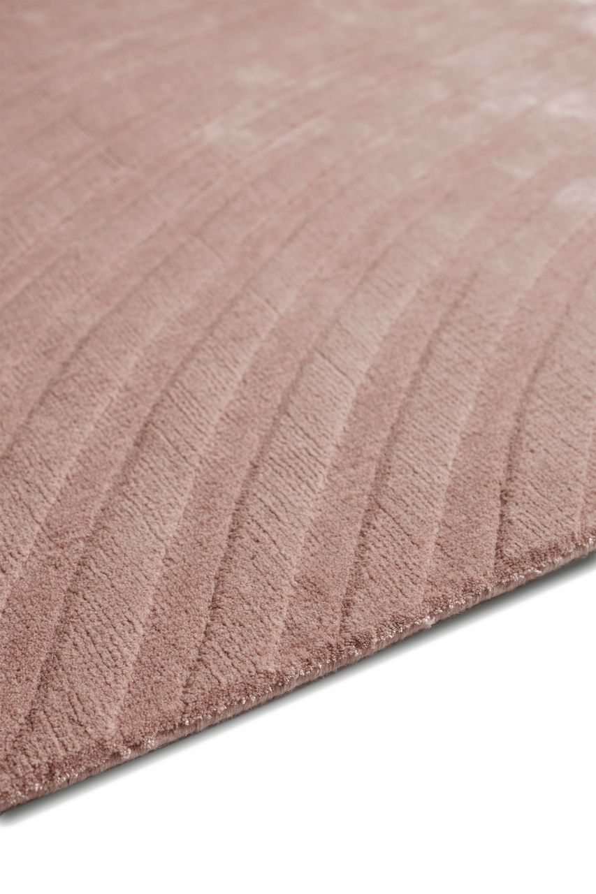 Sono Salmon Rug by The Rug Company - side pile image