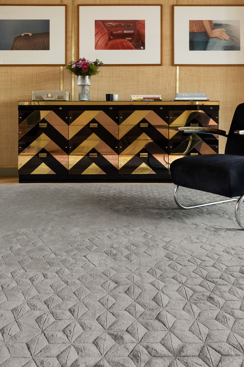Star Silk Charcoal by Helen Amy Murray - Roomset