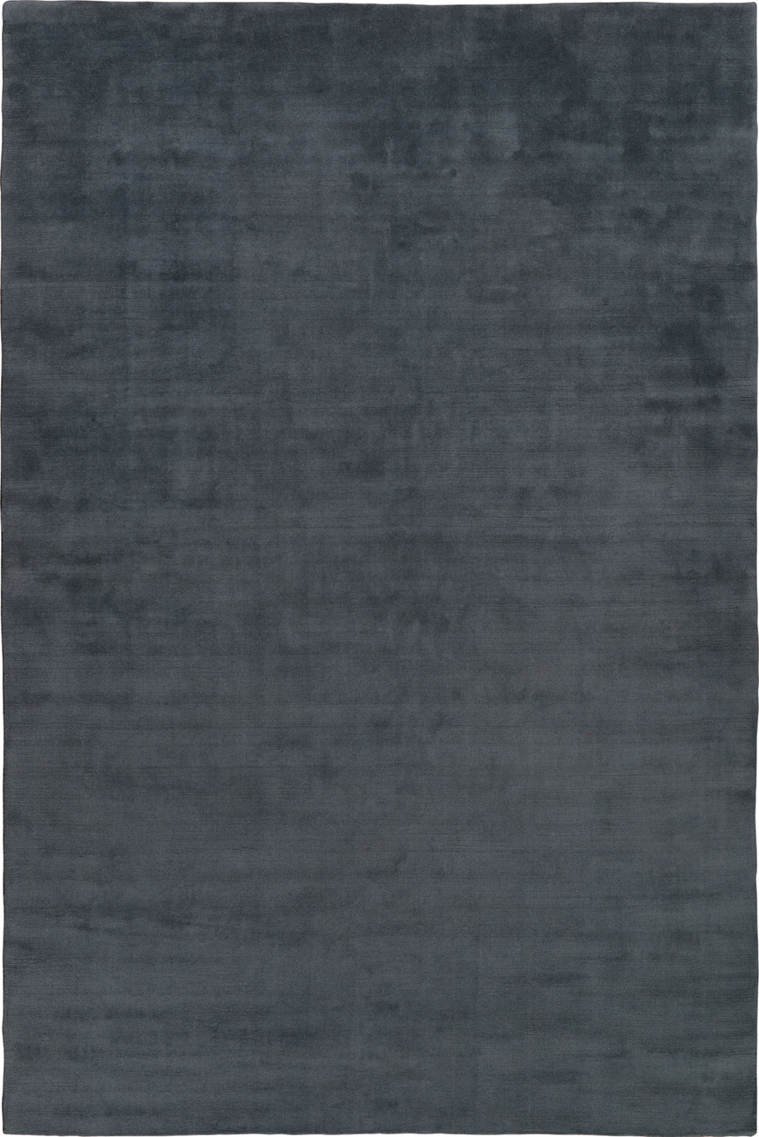 Wooster Blue Plain Wool rug by Farrow & Ball flatshot image