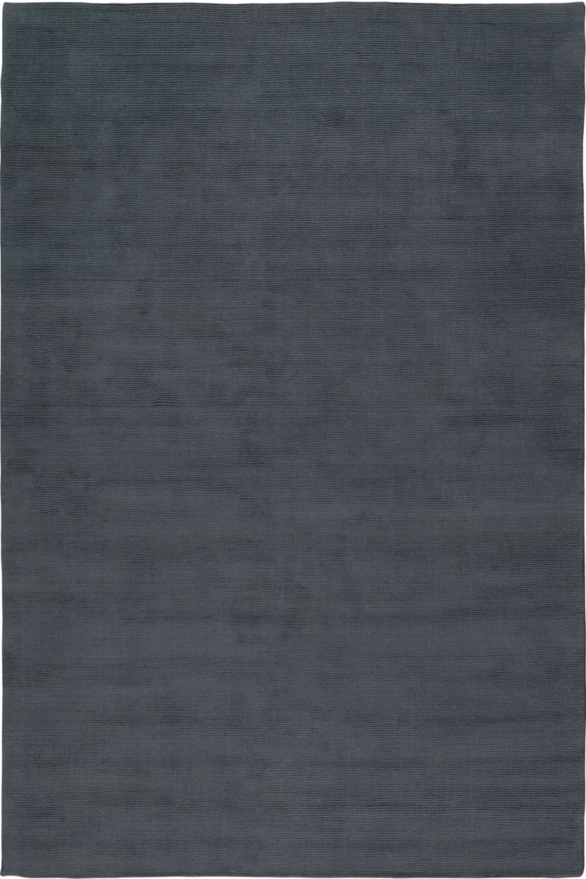 Wooster Blue Cut and Loop Stripe rug by Farrow & Ball flatshot image