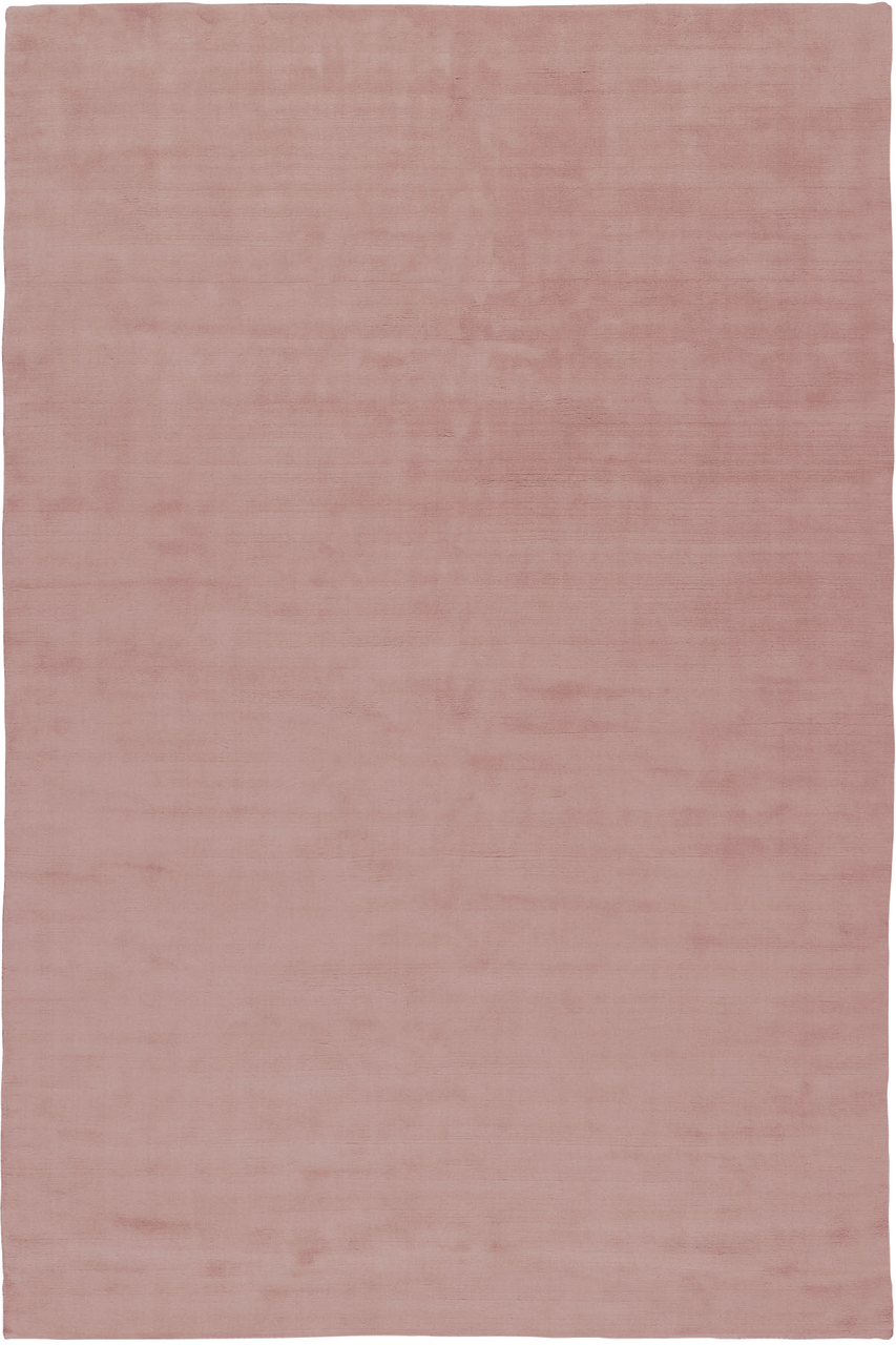 Portobello Pink Plain Wool rug by Farrow & Ball flatshot image