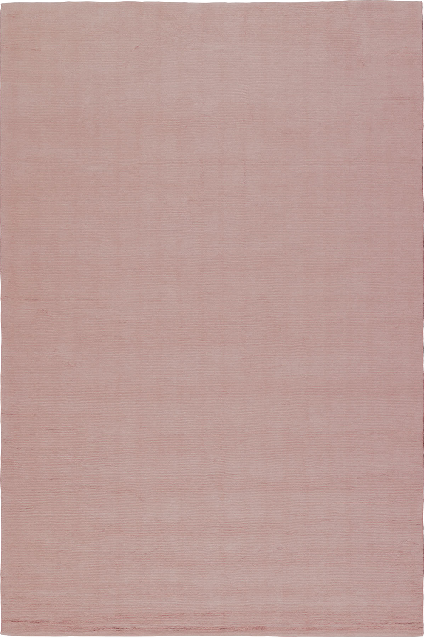 Portobello Pink Cut And Loop Stripe rug by Farrow & Ball flatshot image
