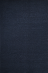Flatweave Handcarded Wool Midnight