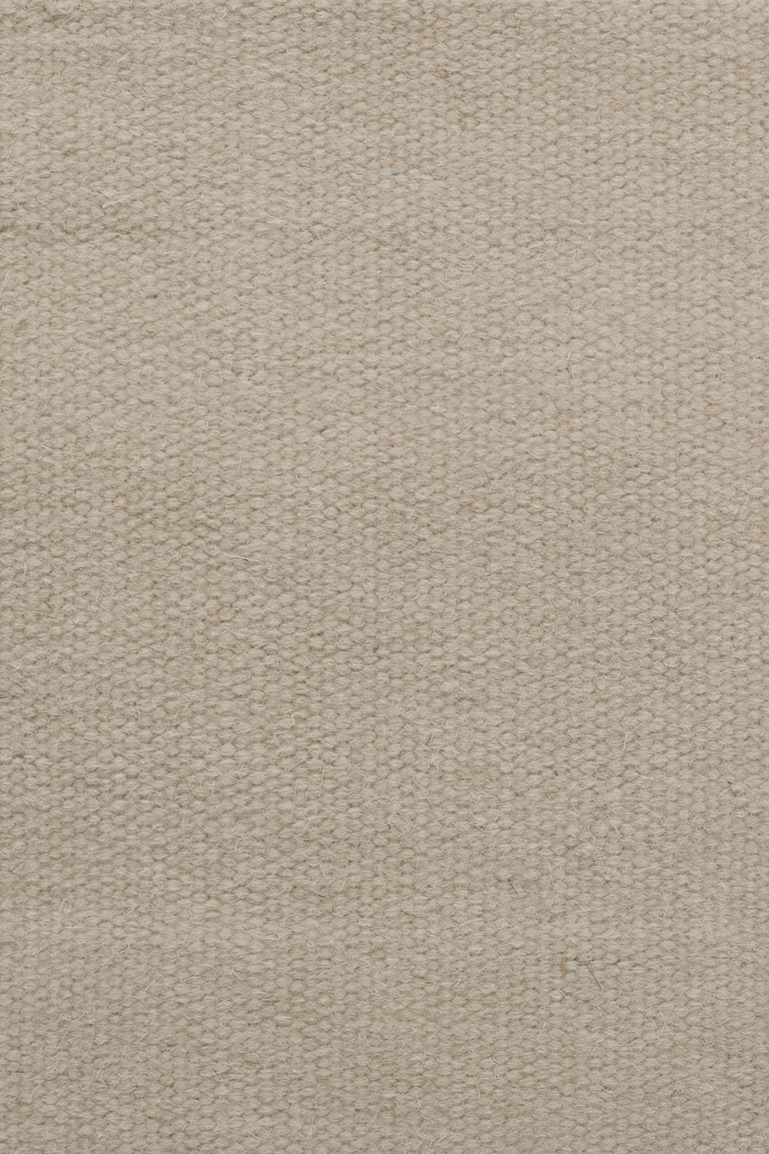 Flatweave Wool Ecru - flatshot