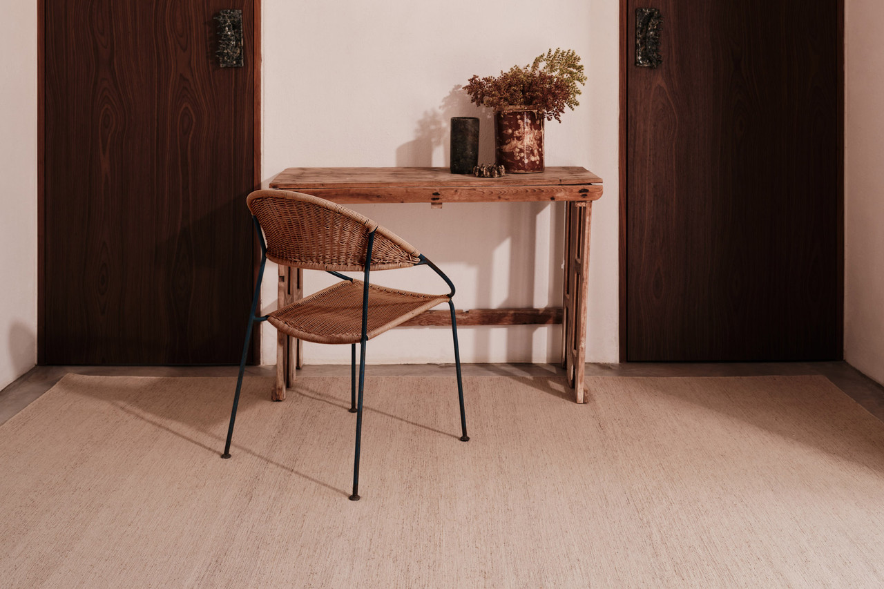 Flatweave Nettle & Wool by The Rug Company - landscape roomset