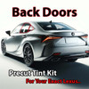 Precut back door tint kit custom cut for your exact vehicle.