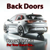 Precut back door tint kit custom cut for your exact vehicle.