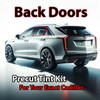 Precut back door tint kit custom cut for your exact vehicle.