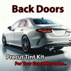 Precut back door tint kit custom cut for your exact vehicle.
