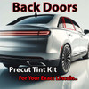 Precut back door tint kit custom cut for your exact vehicle.