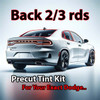 Precut back 2-3 rds tint kit custom cut for your exact vehicle.