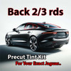 Precut back 2-3 rds tint kit custom cut for your exact vehicle.