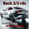 Precut back 2-3 rds tint kit custom cut for your exact vehicle.