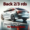 Precut back 2-3 rds tint kit custom cut for your exact vehicle.