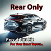 Precut rear window tint kit custom cut for your exact vehicle.