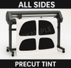 Custom cut window tint for the sides of your exact vehicle.