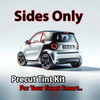 Precut sides only tint kit custom cut for your exact vehicle.