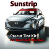 Precut sunstrip tint kit custom cut for your exact vehicle.
