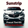 Precut sunstrip tint kit custom cut for your exact vehicle.