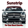 Precut sunstrip tint kit custom cut for your exact vehicle.
