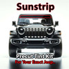Precut sunstrip tint kit custom cut for your exact vehicle.