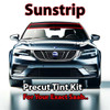 Precut sunstrip tint kit custom cut for your exact vehicle.