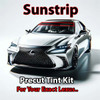 Precut sunstrip tint kit custom cut for your exact vehicle.