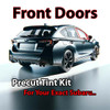 Precut front door tint kit custom cut for your exact vehicle.