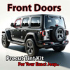 Precut front door tint kit custom cut for your exact vehicle.